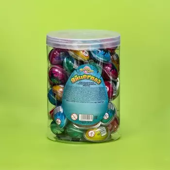 Жевательная резинка "Яйцеглаз" с кислой пудрой, ассорти, джар, 12 г