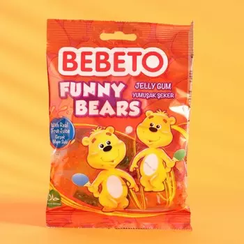 Жевательный мармелад BEBETO FUNNY BEARS, 70 г