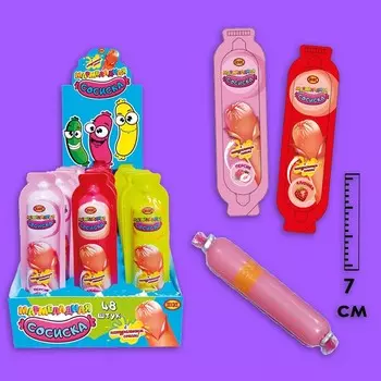 Жевательный мармелад "Мармеладная сосиска", 11 г