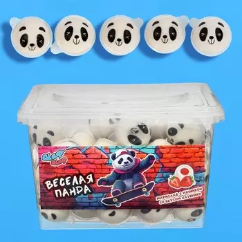 Жевательный мармелад с начинкой «Весёлая Панда», 18 г (набор 50 шт.)