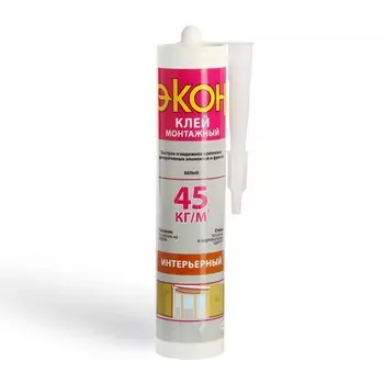 Жидкие гвозди ЭКОН, интерьерные, белые, 400 г