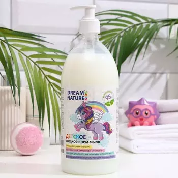 Жидкое крем-мыло, ромашка, череда и календула, DREAM NATURE KIDS, 1 л