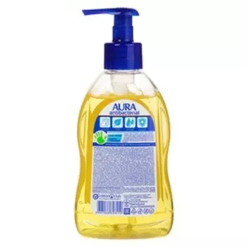Жидкое мыло Aura «Для всей семьи», с антибактериальным эффектом, ромашка, 300 мл