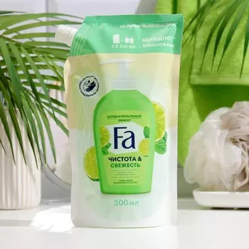 Жидкое мыло "Чистота и Свежесть, Аромат Лайма", 500 мл