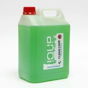 Жидкое мыло IQUP Clean Care Green, зеленое ПНД, 5 л