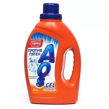 Жидкое средство для стирки Aos, гель, против пятен, универсальное, 1.3 л