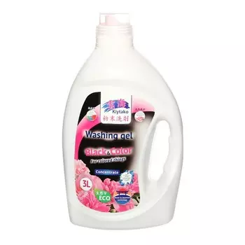 Жидкое средство для стирки Kiytako для черного и цветного белья, 3 л