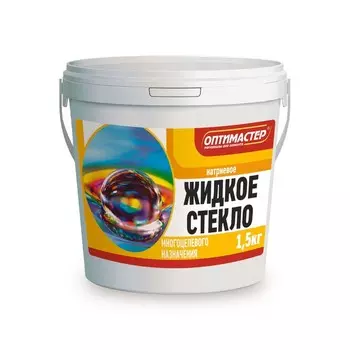Жидкое стекло натриевое, 1.5 кг