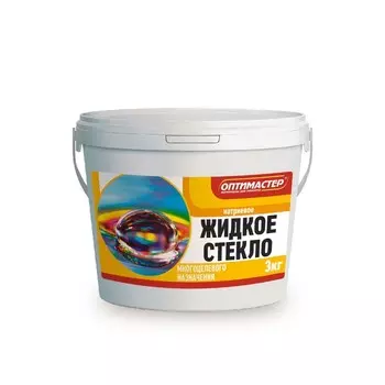 Жидкое стекло натриевое, 3 кг