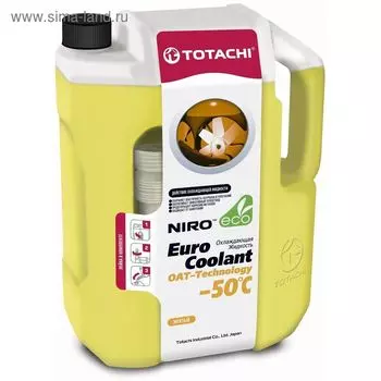 Жидкость охлаждающая Totachi NIRO EURO COOLANT OAT - Technology -50 C, 2 л