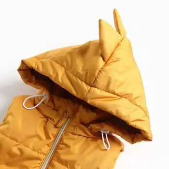 Жилет детский, цвет горчичный, рост 86 см