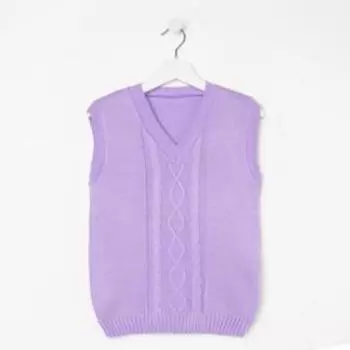 Жилет детский, цвет сиреневый, рост 104 см (36)