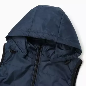 Жилет детский, цвет тёмно-синий, рост 116 см