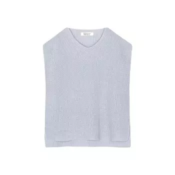 Жилет для девочек, рост 134 см, цвет серый