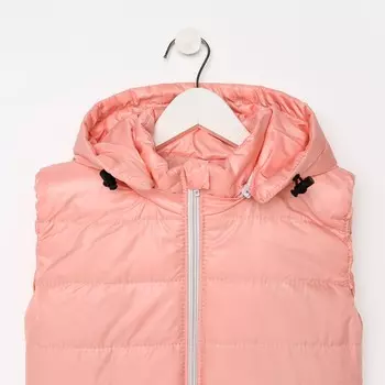 Жилет для девочки, цвет розовый, рост 98 см