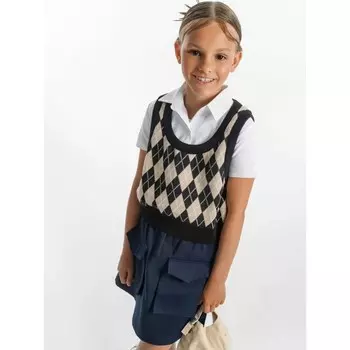 Жилет для девочки, рост 134 см