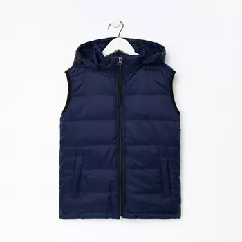 Жилет детский, цвет тёмно-синий, рост 92 см
