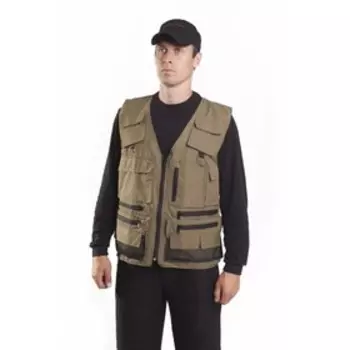 Жилет для охотников и рыбаков мужской, размер 60-62