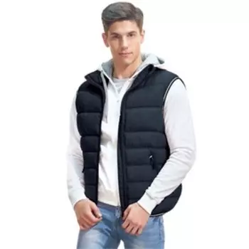 Жилет мужской, размер 46, цвет чёрный