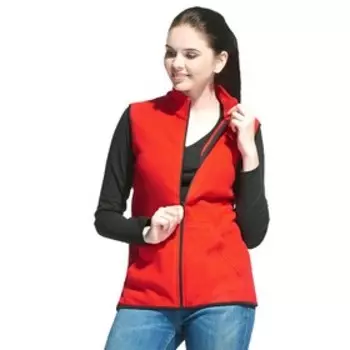 Жилет женский, размер 46, цвет красный