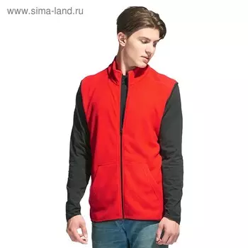 Жилет мужской , размер 48, цвет красный