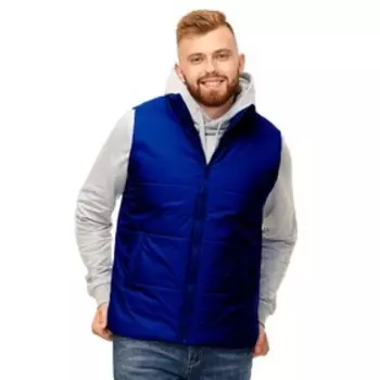 Жилет мужской, размер 56, цвет тёмно-синий