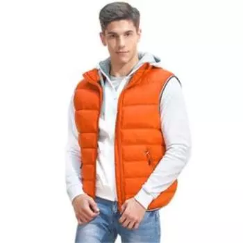 Жилет мужской, размер XXL, цвет оранжевый