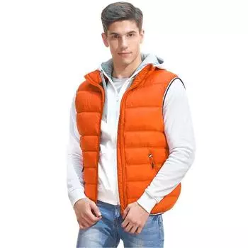 Жилет мужской, размер XXL, цвет оранжевый