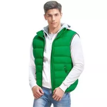 Жилет мужской, размер 56, цвет зелёный