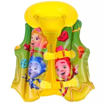 Жилет надувной для плавания, детский, Фиксики