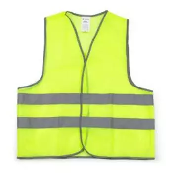 Жилет сигнальный AUTOPROFI, светоотражающий, повышенной видимости GL-060, лимонный