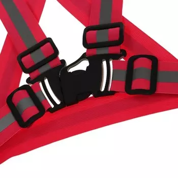 Жилет сигнальный, светоотражающий с регулируемым размером, розовый