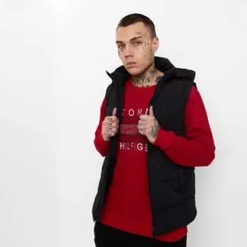 Жилет утепленный мужской, цвет чёрный, размер 48