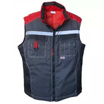 Жилет утеплённый «ФОРМУЛА» с СОП, цвет тёмно-серый, размер 56-58/170-188