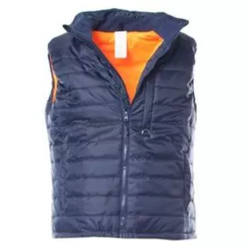 Жилет утеплённый «КАНАДА», цвет синий/оранжевый, размер 56-58/170-188