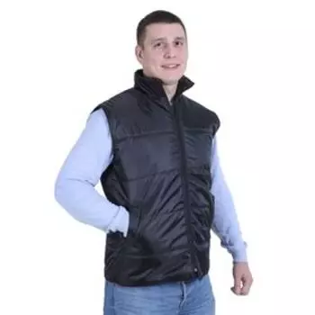 Жилет утеплённый, р. 48-50, цвет чёрный