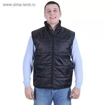 Жилет утеплённый, р. 48-50, цвет чёрный