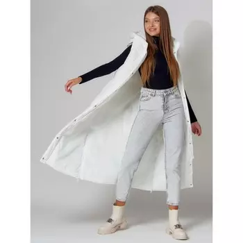 Жилет женский, цвет белый, размер 46-48