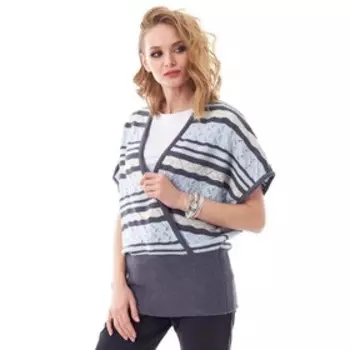 Жилет женский, размер 44, цвет голубой