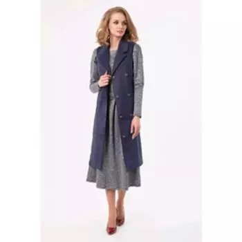 Жилет женский, размер 48, цвет синий