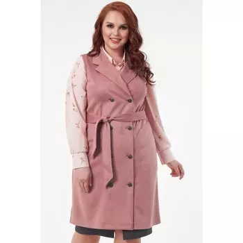 Жилет женский, размер 56, цвет персиковый