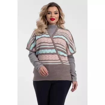 Жилет женский, размер 60, цвет розовый