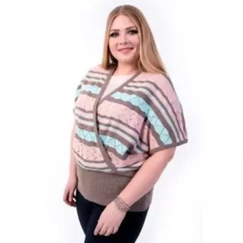 Жилет женский, размер 62, цвет розовый