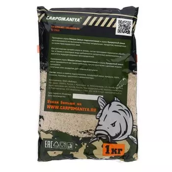 Жмых кукурузный, конопля, 1 кг