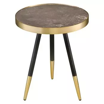 Журнальный стол Hedda, 400400475 мм, цвет чёрный / матовое золото