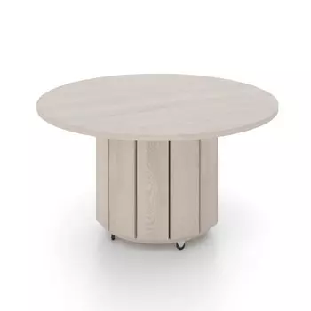 Журнальный стол TEKKA , 80х80х43 см, цвет ясень шимо светлый