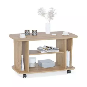 Журнальный столик «СЖ-3», на колёсиках, 900560500 мм, цвет дуб сонома