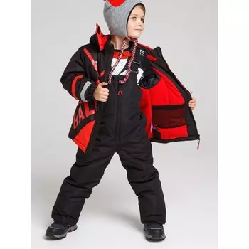 Зимний полукомбинезон из для мальчика, рост 98 см