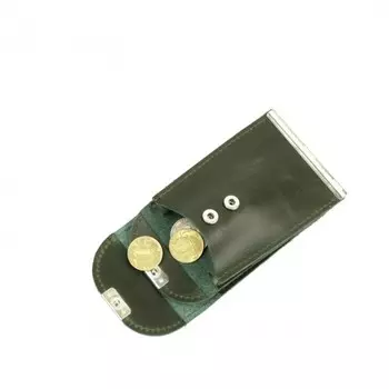 зк300-205 Зажим для купюр зк302,зеленый темный пул-ап - 205