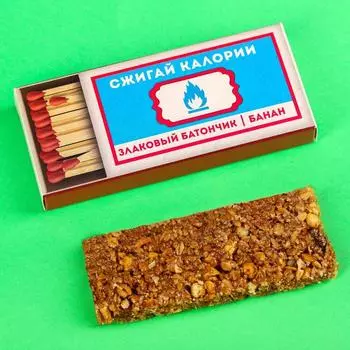 Злаковый батончик «Сжигай калории» с бананом, 50 г.